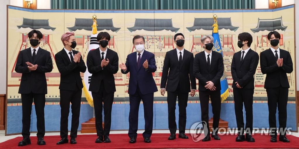 BTS named as Moon's special envoy for public diplomacy BTS named as Moon's special envoy for public diplomacy