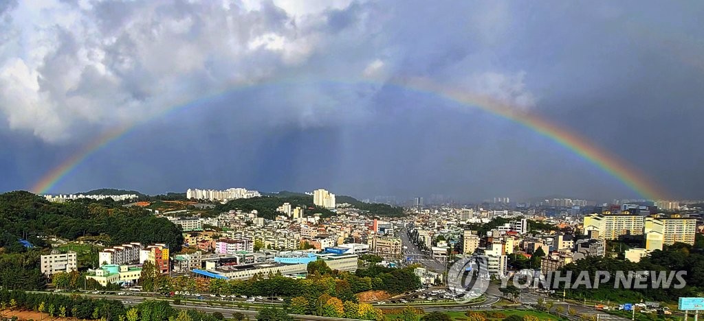 Rainbow after rain Rainbow after rain