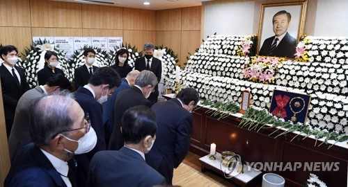노태우 전 대통령 빈소 조문객들