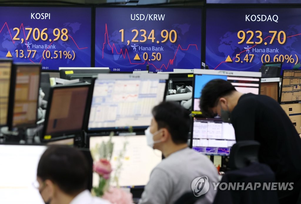 코스피·코스닥·환율 동반 상승 출발