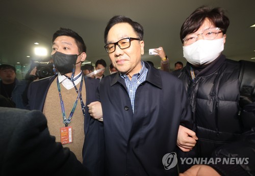 입국 직후 체포된 조현천 전 기무사령관 입국