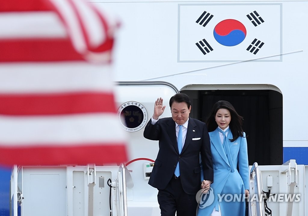 윤 대통령 워싱턴 도착..국빈 방문 일정 시작