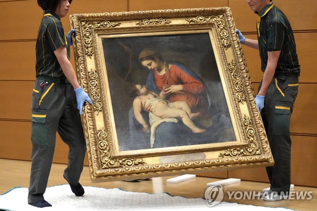 일본서 폴란드로 반환되는 16세기 이탈리아 그림