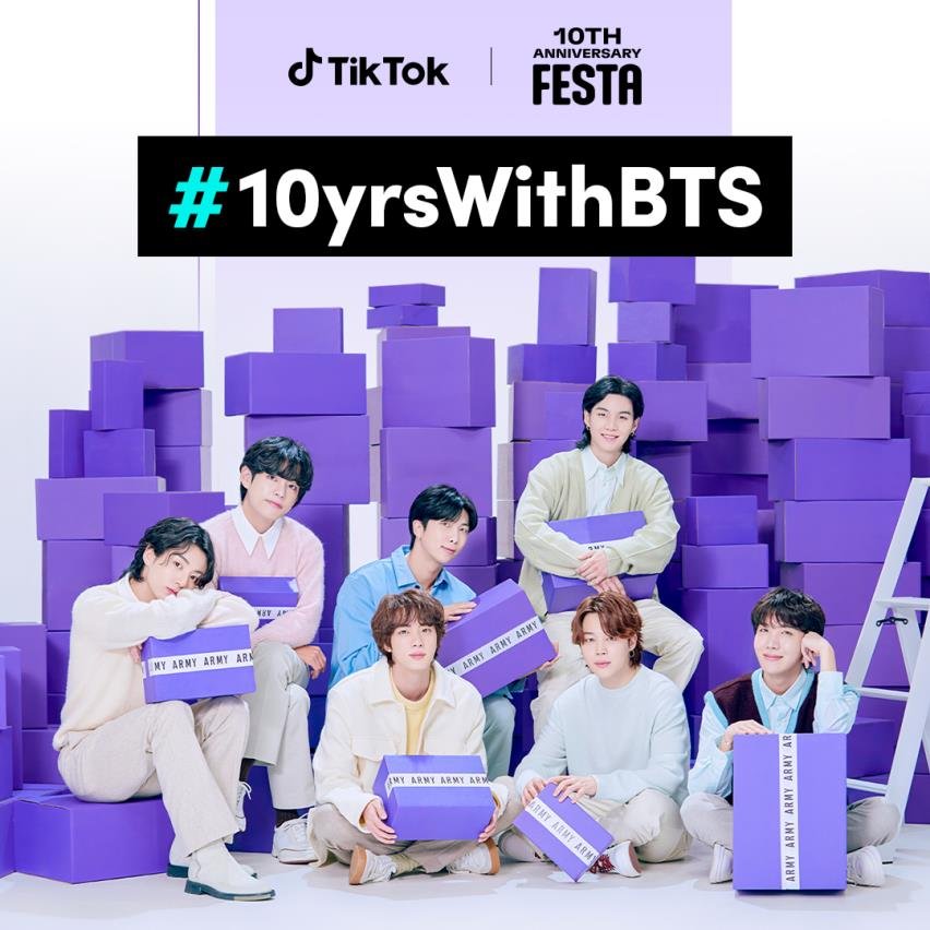 TikTok avec BTS