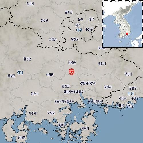 韩国庆尚南道发生3.4级地震