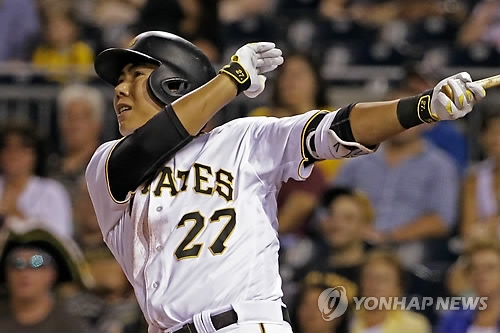 (LEAD) Pirates' Kang Jung-ho sets career-high in home runs; Cards' Oh Seung-hwan gets 16th save