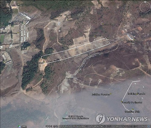 This satellite imagery taken in November 2015 and provided by the U.S. shows the Yeongbyeon nuclear facilities in North Korea. (Yonhap)
