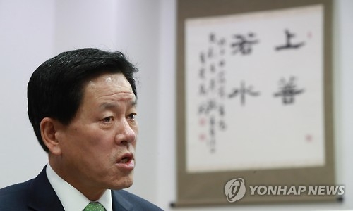 Rep. Joo Seung-yong, the floor leader of the People's Party (Yonhap)