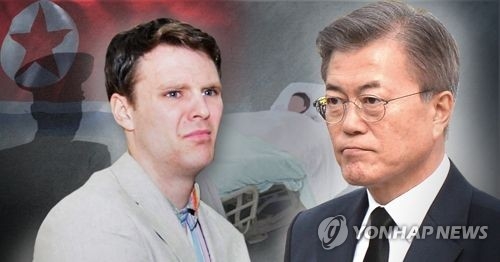 (2nd LD) Moon deplores North Korea's rights violations after U.S. student's death - 1