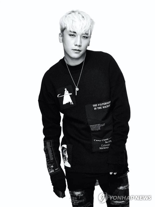 This file photo provided by YG Entertainment is of Seungri, a member of boy band Big Bang. (Yonhap) 