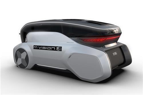 This file photo provided by Hyundai Mobis shows the fully autonomous M.Vision S concept displayed at the 2020 CES. (PHOTO NOT FOR SALE) (Yonhap)