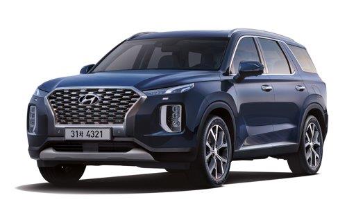 This photo provided by Hyundai Motor shows the Palisade SUV. (PHOTO NOT FOR SALE) (Yonhap)