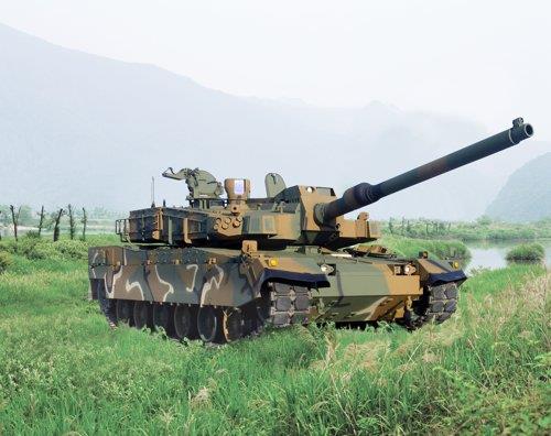 This photo provided by Hyundai Rotem shows the K2 battle tank. (PHOTO NOT FOR SALE) (Yonhap)