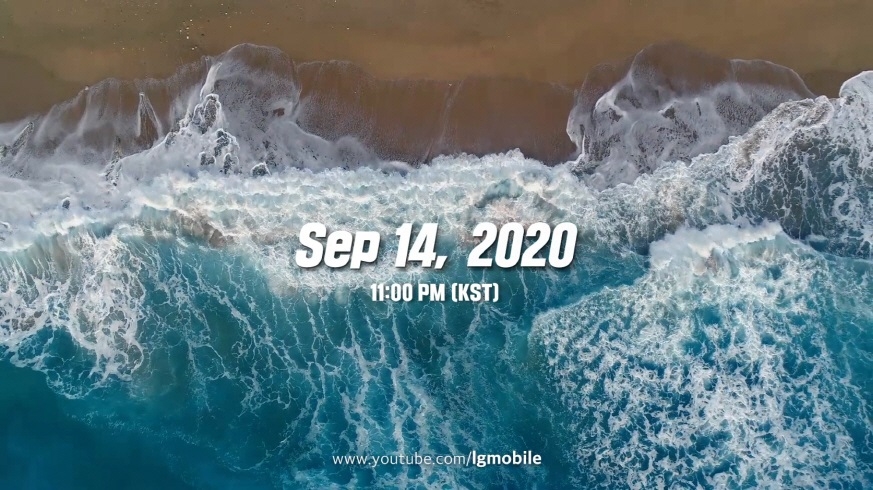 This image, provided by LG Electronics Inc. on Sept. 2, 2020, shows the date and the time of its new smartphone launch event. (PHOTO NOT FOR SALE) (Yonhap)