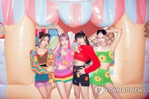 This photo, provided by YG Entertainment, shows South Korean girl group BLACKPINK. (PHOTO NOT FOR SALE) (Yonhap)