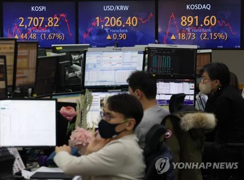 (LEAD) Seoul stocks make strong advance after holiday