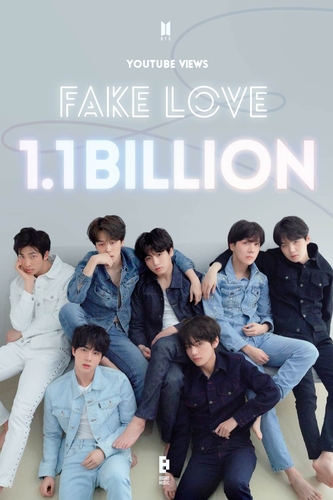 BTS' ' Fake Love' video tops 1.1 bln YouTube views