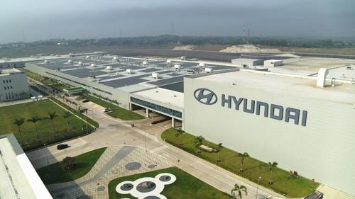 This file photo provided by Hyundai Motor shows its plant in Indonesia. (PHOTO NOT FOR SALE) (Yonhap)