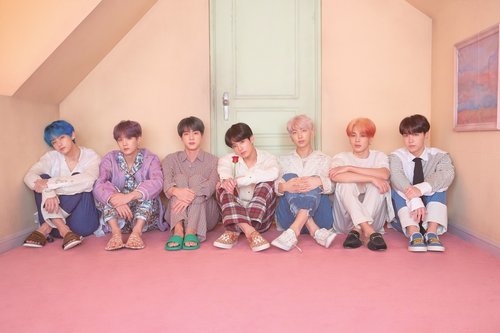 K-pop supergroup BTS is seen in this photo provided by its entertainment agency, Big Hit Music. (PHOTO NOT FOR SALE) (Yonhap)