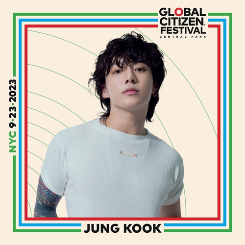 BTS' Jungkook to headline 2023 Global Citizen Festival