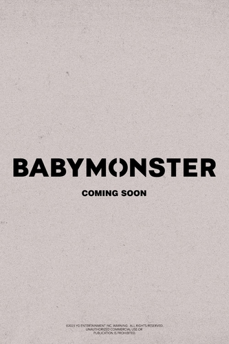 A poster for announcing the debut plan of YG Entertainment's new girl group Babymonster, provided by the agency (PHOTO NOT FOR SALE) (Yonhap) 