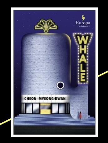 Image de la page d'accueil du Prix Booker montrant la couverture du roman «Whale» de Cheon Myeong-kwan, qui figure sur la liste des candidats au Prix international Booker 2023.
