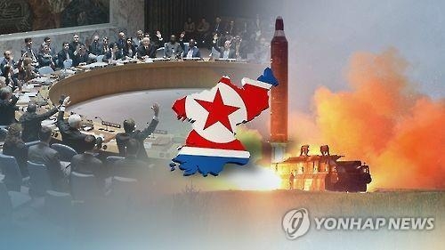 北朝鮮のミサイル発射実験と安保理理事会の模様＝（聯合ニュース）