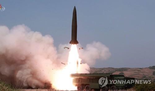 北朝鮮が４日に発射した戦術誘導兵器（資料写真）＝（聯合ニュース）