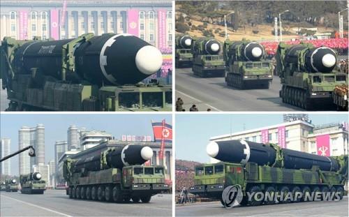 北朝鮮軍が党創建記念の軍事パレード準備　ＩＣＢＭなど登場か＝韓国国防部
