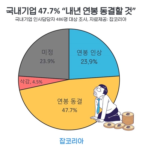 企業の４８％「来年の年俸据え置き」　引き上げは２４％のみ＝韓国