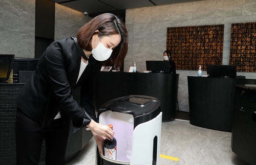 客室備品をロボットがお届け　ソウルのホテル・Ｌ７江南