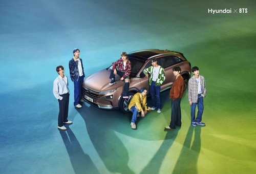 ＢＴＳ（現代自動車提供）＝（聯合ニュース）≪転載・転用禁止≫