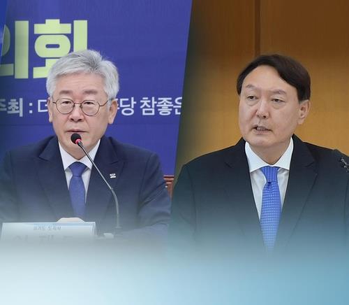 次期韓国大統領選候補の支持率　京畿道知事２４％・前検事総長２３％