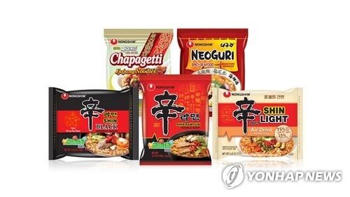 韓国の即席麺輸出額が２１年も過去最高を更新した（農心提供）＝（聯合ニュース）≪転載・転用禁止≫