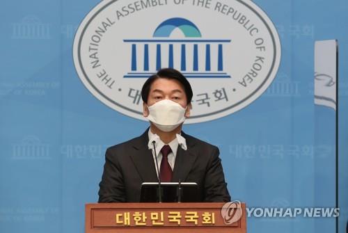 安哲秀氏　尹氏との候補一本化を断念＝韓国大統領選　