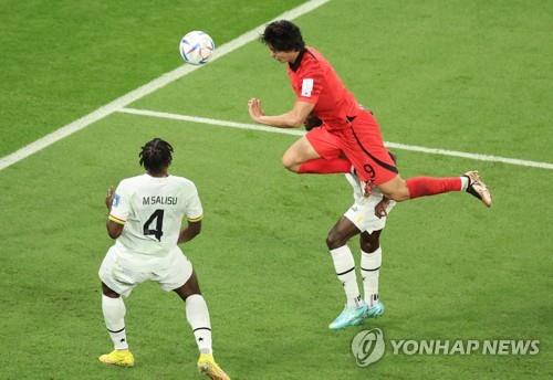 サッカーＷ杯　韓国はガーナに２―３で敗れる