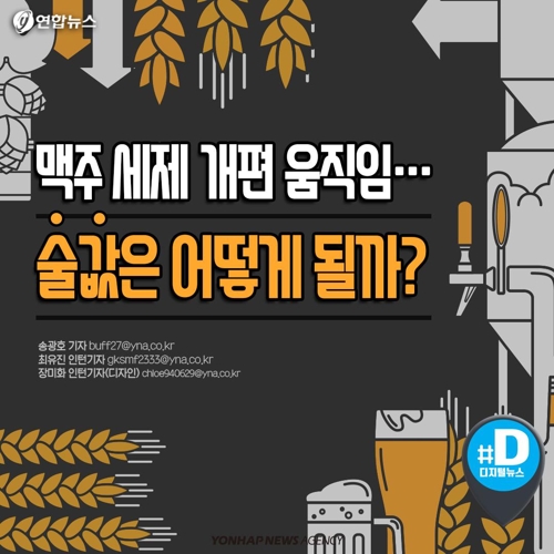 [카드뉴스] 맥주 세제 개편 움직임…술값은 어떻게 될까?