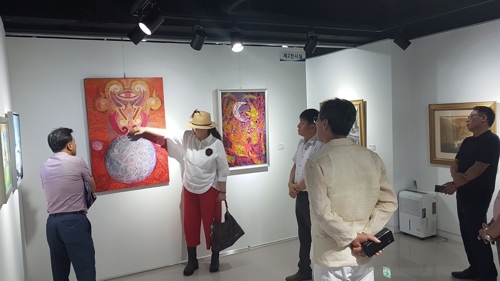 우주미술관 내 전시실