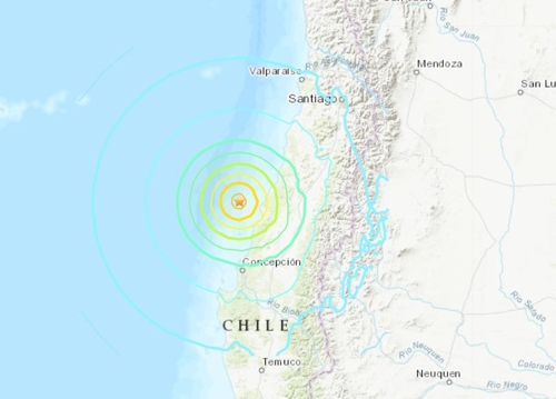 칠레 해안서 규모 6.8 지진
