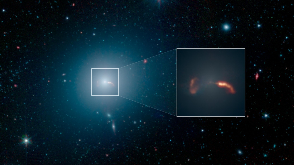 스피처 망원경이 포착한 M87 
