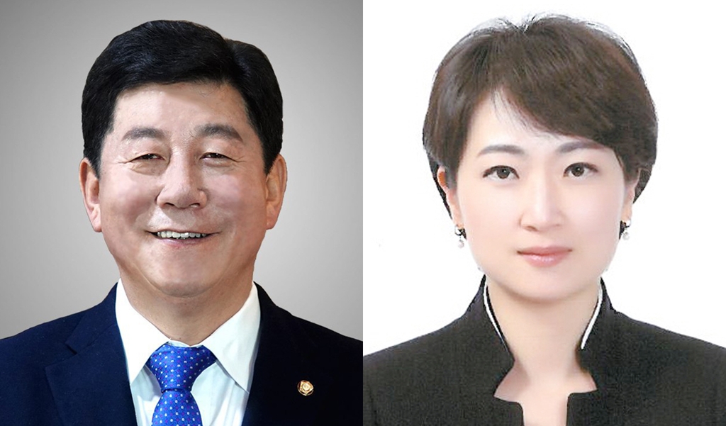 박재호(왼쪽) 이언주 의원