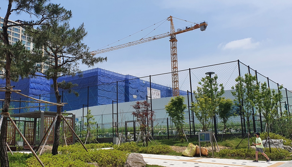 춘천 퇴계초등학교(가칭) 건설 현장