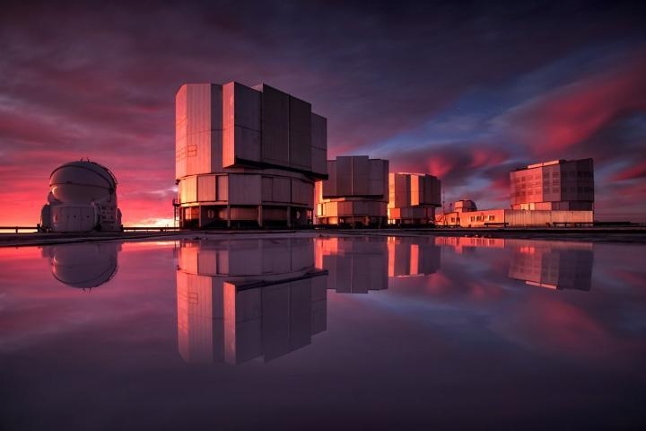 VLT installed at Paranal Observatory in Atacama Desert, Chile