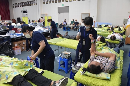 코로나19에 혈액난 가중…제1회 부산 직원 헌혈의 날 개최