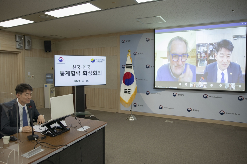 한국-영국 통계협력 화상회의