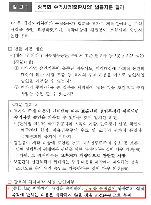 "광복회 '독립운동 100인' 만화에 김원봉 포함…보훈처가 승인"