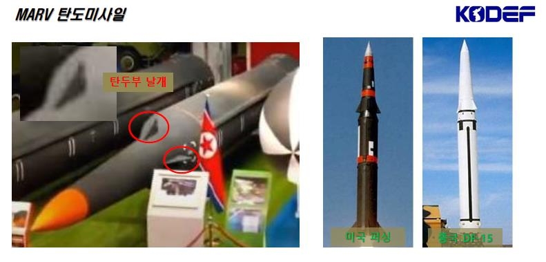 북한, MARV 탄도미사일 개발한듯