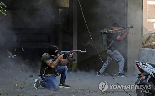 레바논 헤즈볼라 시위중 총격전…6명 사망·30여명 부상(종합2보)