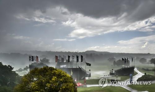 악천후로 대회가 중단됐던 조버그 오픈 개최지 랜드파크 골프클럽 전경.