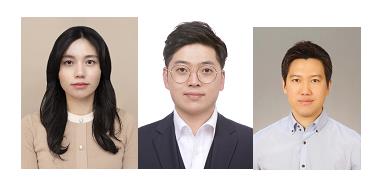 (왼쪽부터) KIST 이효진, 김기훈, 김홍남 박사